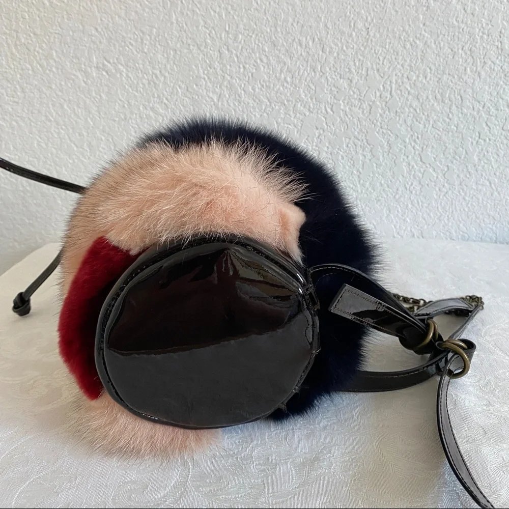 Mr and Mrs Italy fox fur Backpack